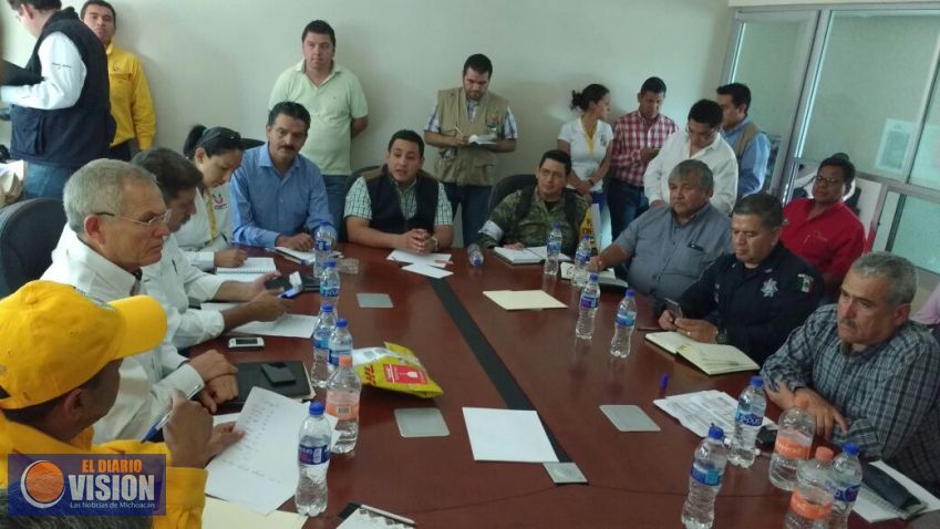 Reunión de emergencia de todos los niveles en Uruapan