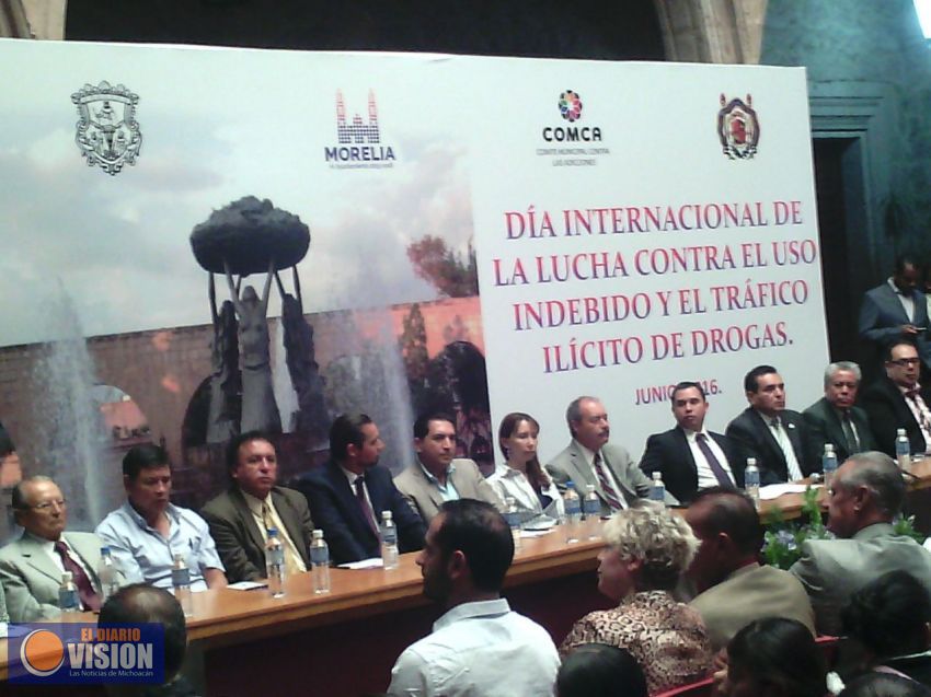 Ayuntamiento de Morelia comprometido con la prevención de las adicciones.