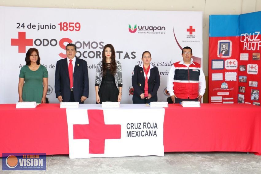 Celebran el Día Internacional del Cocorrista en la Cruz Roja delegación Uruapan