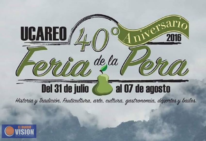 La comunidad de Ucareo invita a su Feria de la Pera 2016