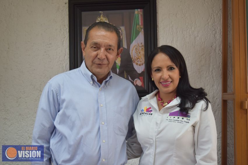 IIFEEM y Sedesol coordinan esfuerzos en pro de Cenobio Moreno, Apatzingán