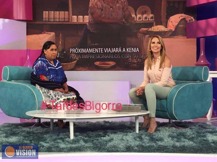 Juana Bravo, muestra lo mejor de Michoacán en TV Azteca