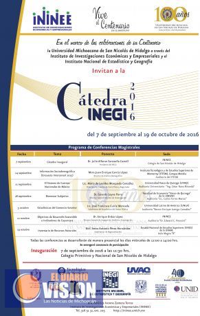 La Casa de Hidalgo será sede de Cátedra INEGI 2016