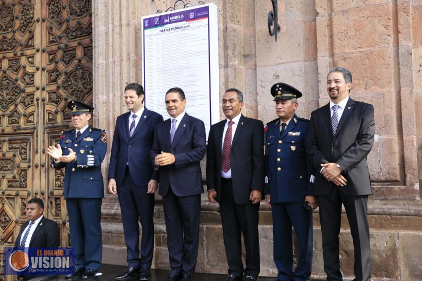 Encabeza Gobernador recorrido del Bando Solemne en Morelia 