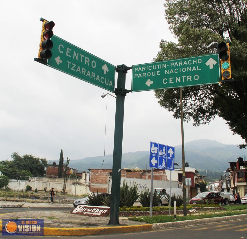 Gobierno municipal ahorra con las nuevas luces de led´s en semáforos de Uruapan