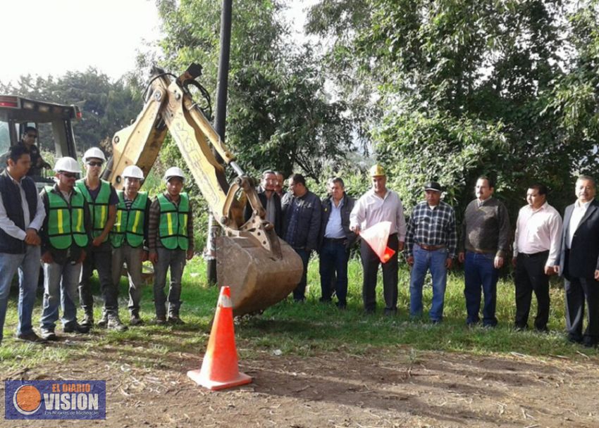 Arrancan dos obras de drenaje en Zacapu y Tiríndaro