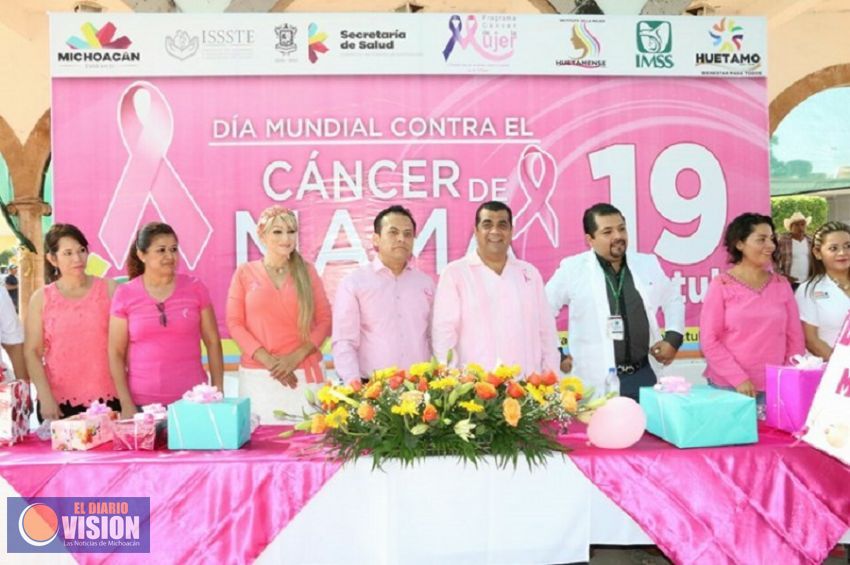 Pone en marcha Huetamo acciones para prevenir y atender cáncer de mama: Elías Ibarra