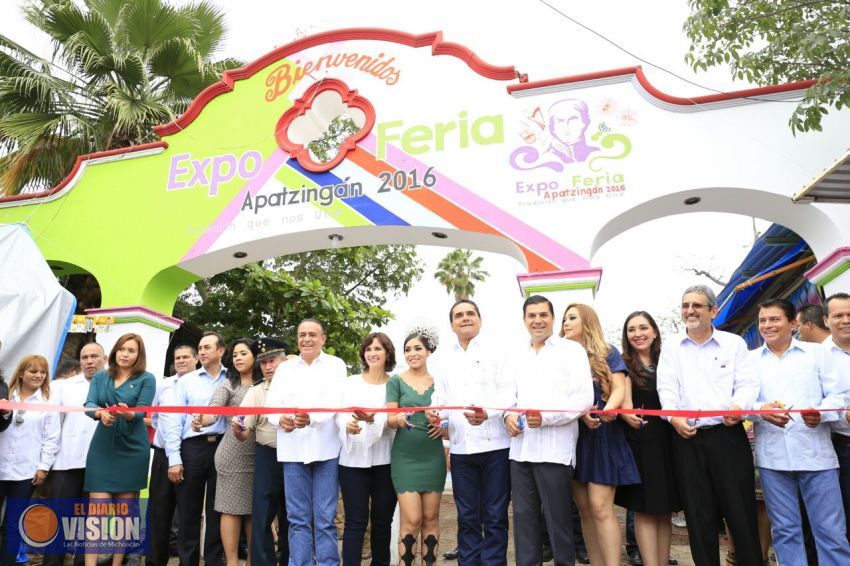 Inaugura Gobernador  Expo Feria de Apatzingán 2016
