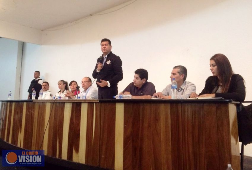 Exhorta Juan Bernardo Corona a trabajar de manera coordinada para abatir delincuencia en Morelia
