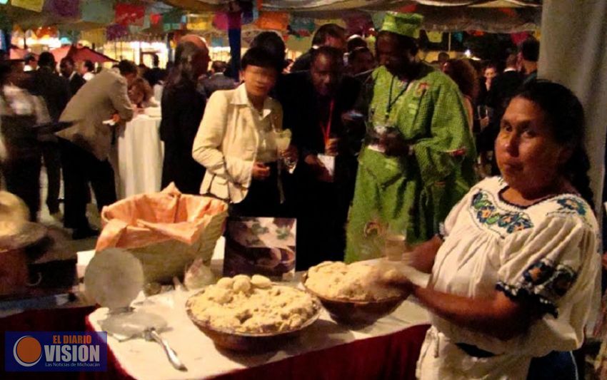 Muestra de comida tradicional en Kenia