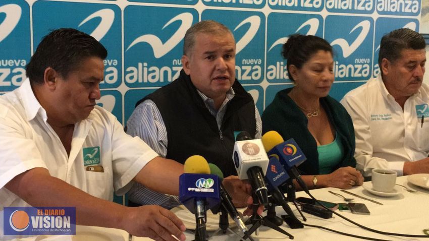 Nueva Alianza presenta a su nuevo delegado en Michoacán