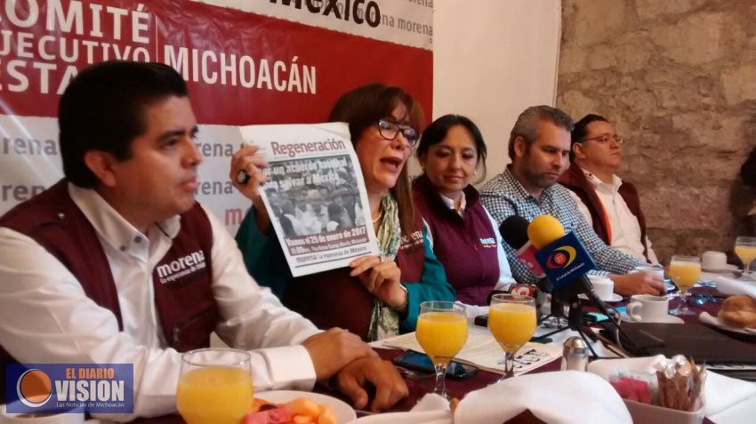 Michoacán será el primer estado en firmar acuerdo nacional para salvar a México: MORENA