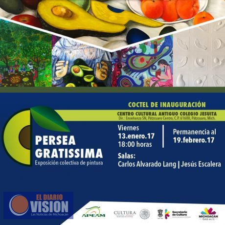 Exposición Persea Gratissima, hoy en el Centro Cultural Antiguo Colegio Jesuita