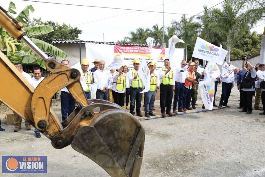 Avanzan trabajos de desarrollo social e infraestructura en Coahuayana
