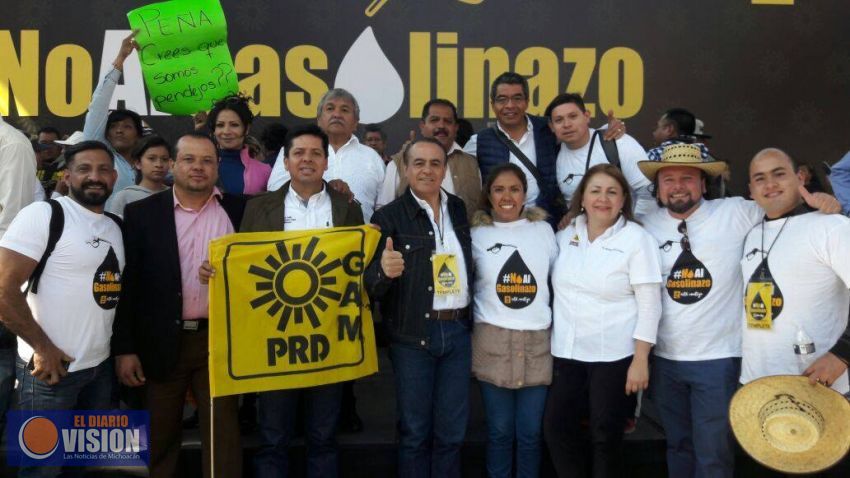 Llama Sigala a protestar de manera pacífica contra gasolinazo