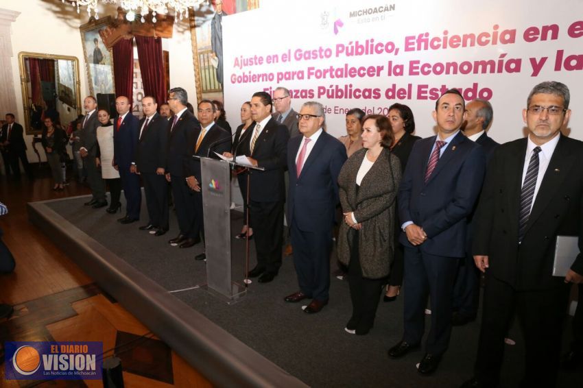 Presenta Gobernador Acuerdo del Ajuste de Eficiencia en Gasto Público y Fortalecimiento Económico
