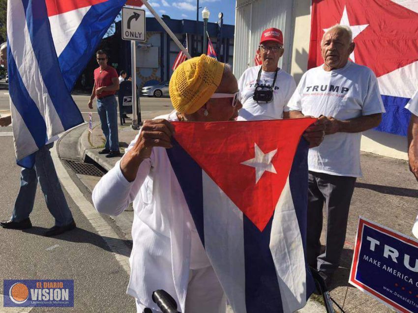 Cubanos residentes en Miami preparan festejo a Donald Trump