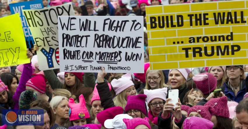 Marcha de mujeres en Washington, supera expectativas 