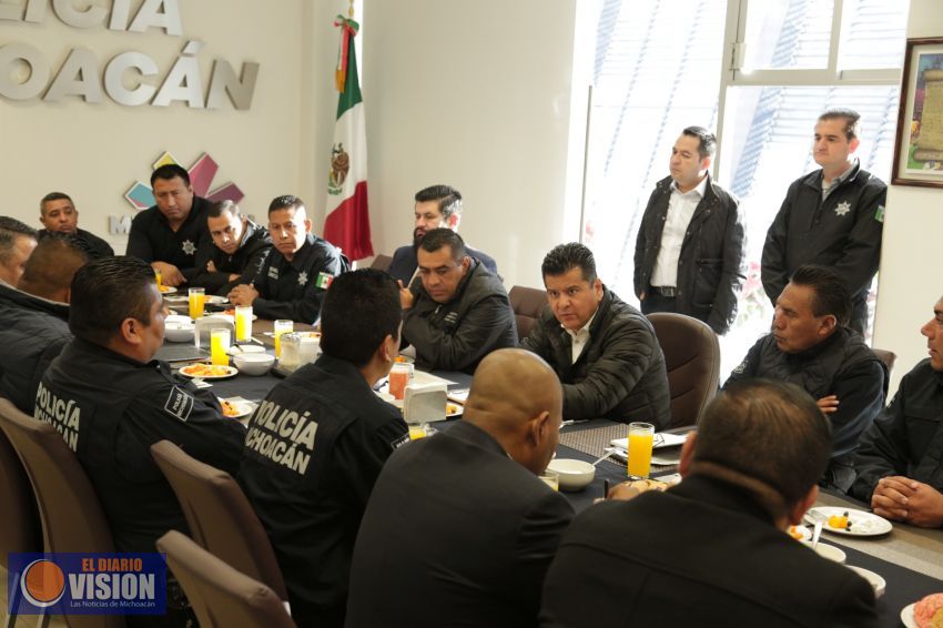 Con regionalización de Policía Michoacán, SSP cierra filas contra el crimen