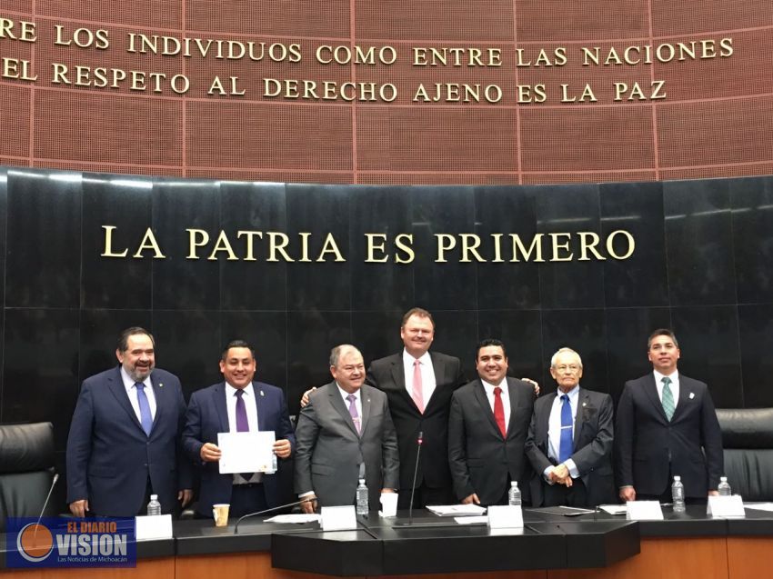 Recibe Uruapan reconocimiento nacional del Senado de la República