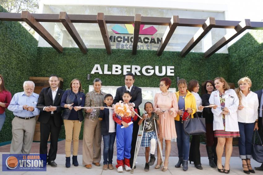 Inaugura Gobernador Albergue del Hospital Infantil de Morelia