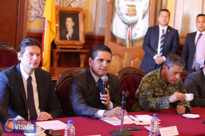 Encabezan Gobernador y Presidente Municipal instalación del Grupo de Coordinación Local de Morelia 