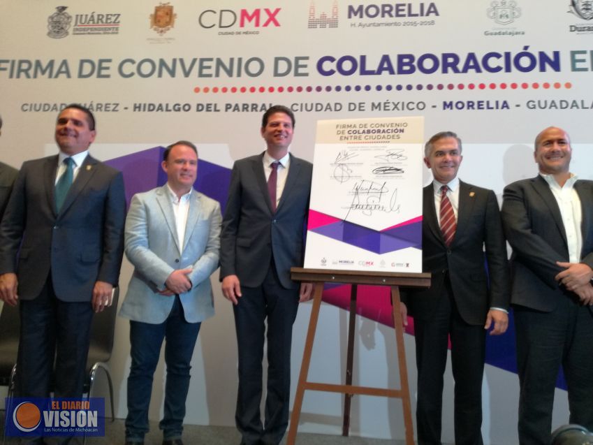 Ciudades firman Alianza con Morelia