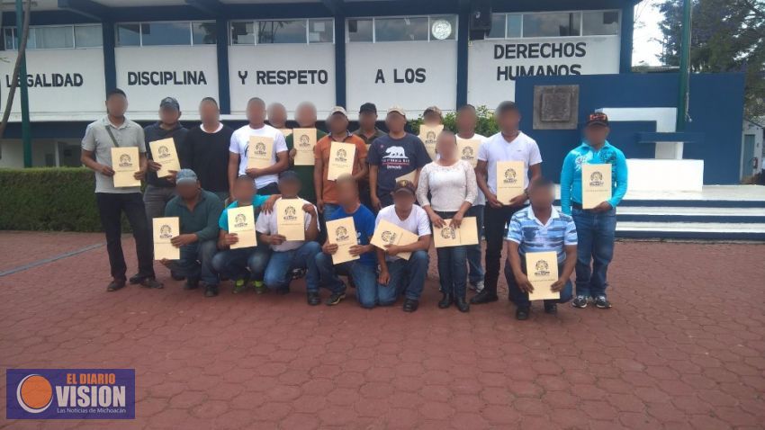 Enlistados, más de 300 indígenas para la Policía Michoacán: SSP
