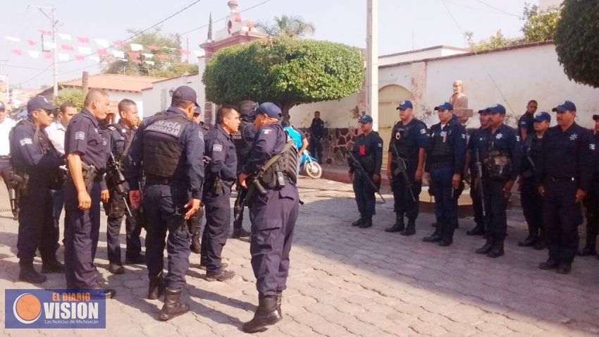 Suspende SSP a dos elementos de la Policía Michoacán