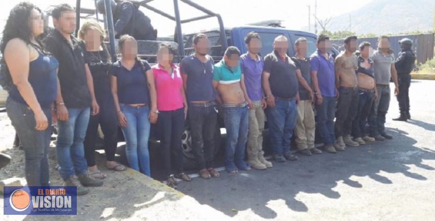 Desmantelan a "Los Viagra", detienen a 15 presuntos integrantes