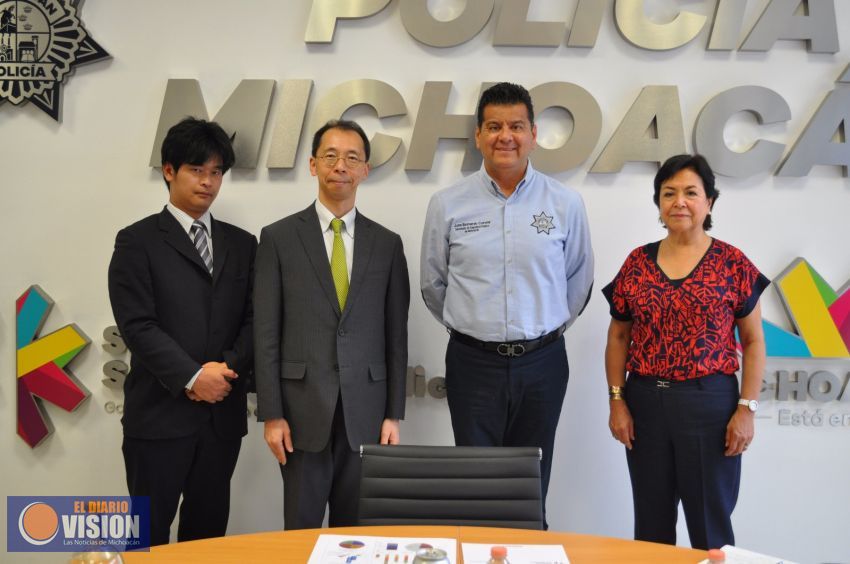 Acuerdan SSP y Embajada de Japón lazos de comunicación en materia de seguridad