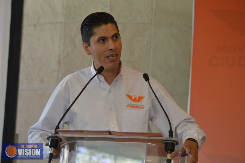 Javier Paredes, nuevo dirigente estatal de Movimiento Ciudadano