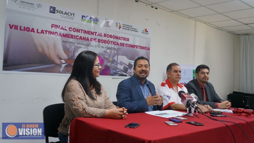 Michoacán, sede de las justas latinoamericanas en robótica 2017