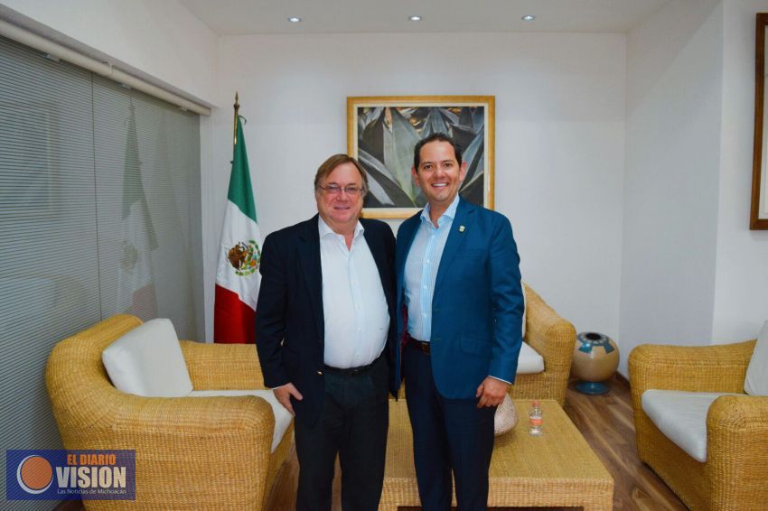 Expone Sedeco ventajas competitivas de Michoacán a embajador de Argentina