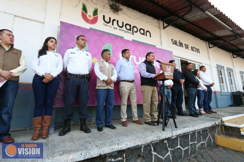 Mejorarán condiciones laborales de policías y agentes viales en Uruapan