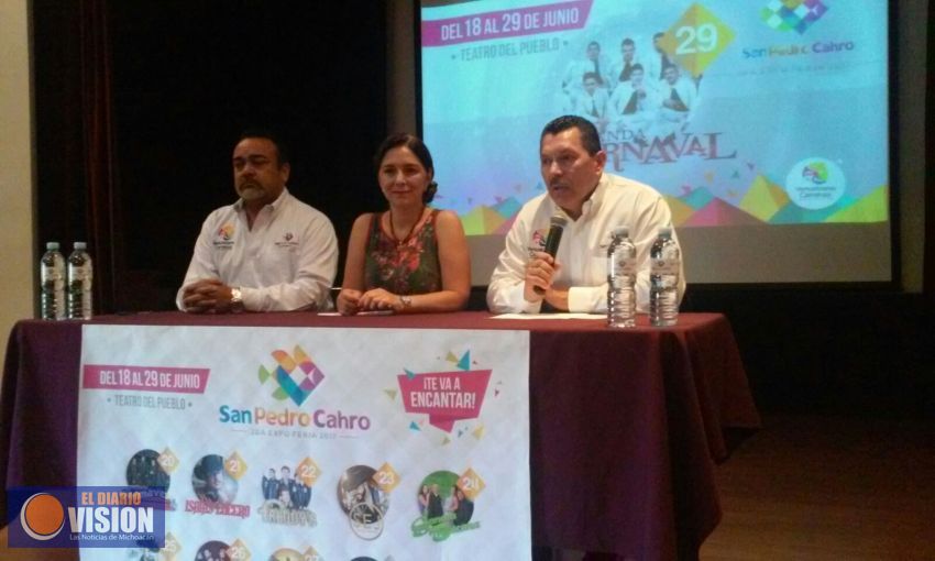 Anuncian la Segunda Expo Feria "San Pedro Cahro 2017"