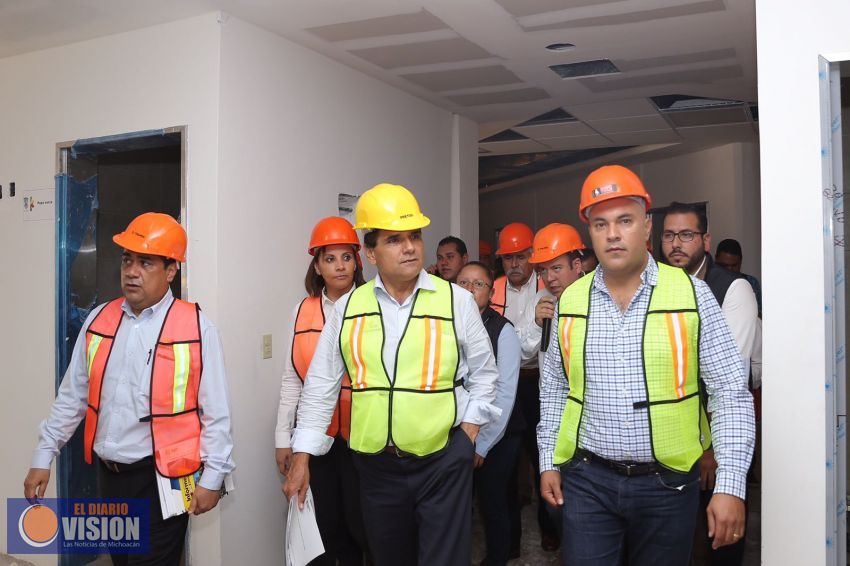Supervisa Gobernador construcción del Hospital General de Zacapu