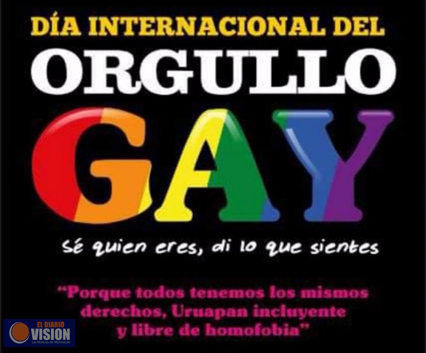 Todo listo para la celebración del Día Internacional del Orgullo Gay en Uruapan