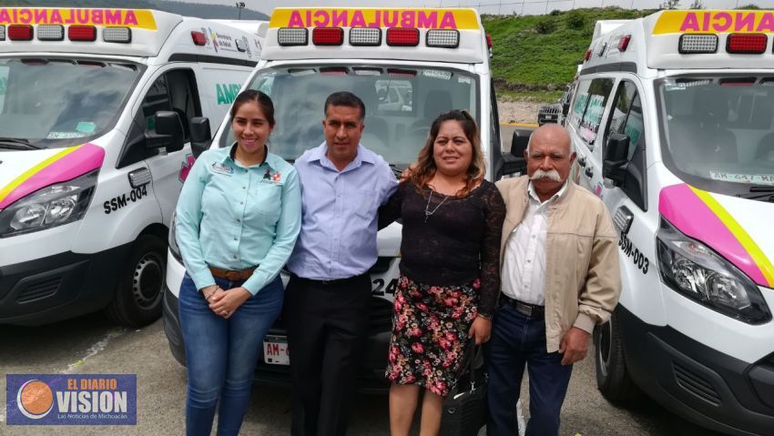Después de un año de espera, Cuitzeo se beneficia con ambulancias 