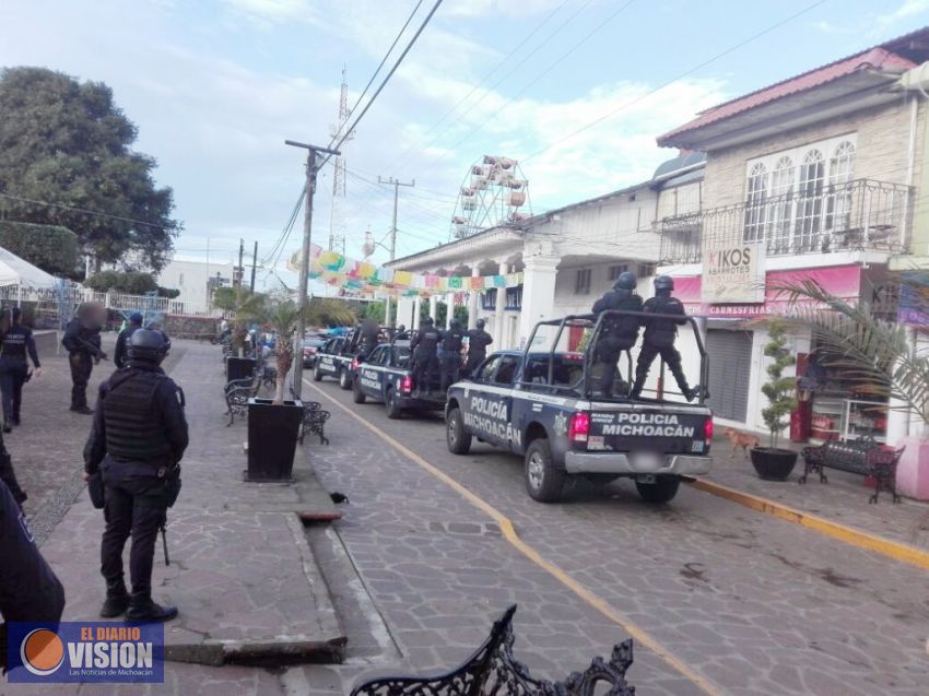 Trasladan a 45 policías de Tingambato y Ziracuaretiro a la PGJE    
