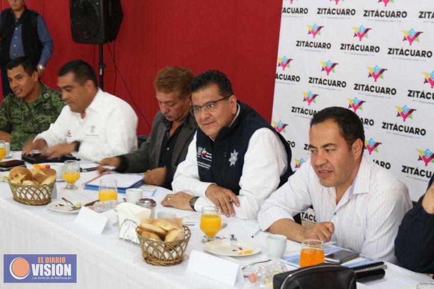 Avanza estrategia de seguridad en Zitácuaro