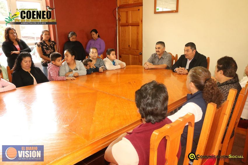 Ayuntamiento de Coeneo firma convenio con Comunidades Indígenas