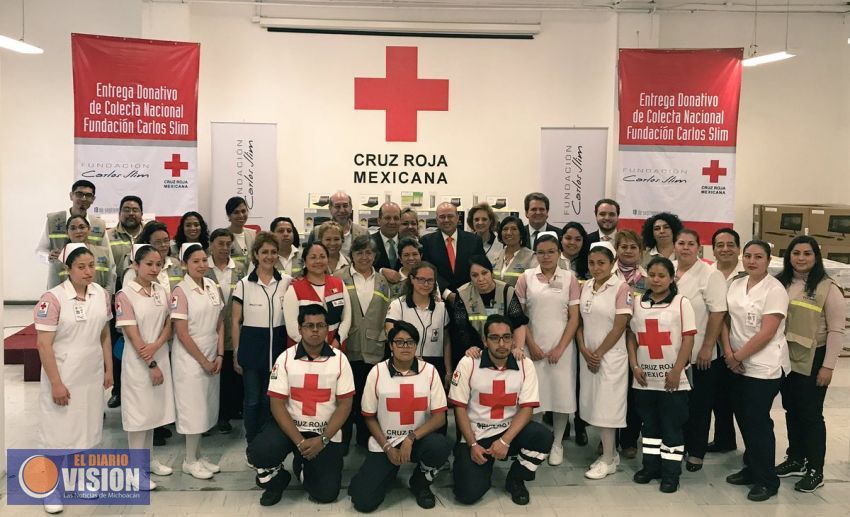Fundación Carlos Slim y TELMEX entregan donativo   por más de $12.1 MDP a la Cruz Roja Mexicana