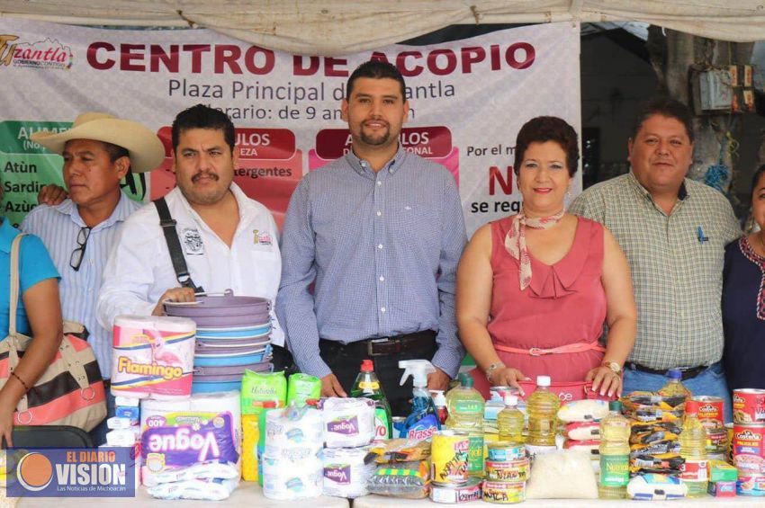 Tuzantla se solidariza con afectados por sismo: Octavio Ocampo