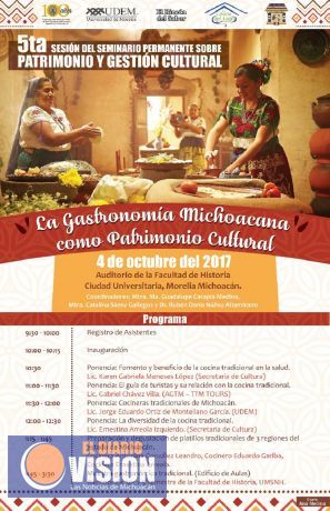Gastronomía michoacana, tema de la 5ta sesión de Seminario en la Facultad de Historia 