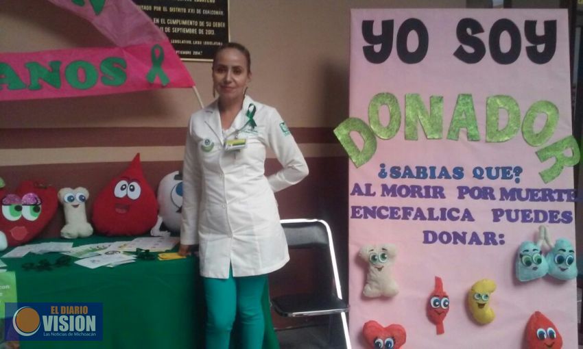 IMSS, Realiza Campaña de Concientizacion de Donación de Órganos en el Congreso de Michoacán.