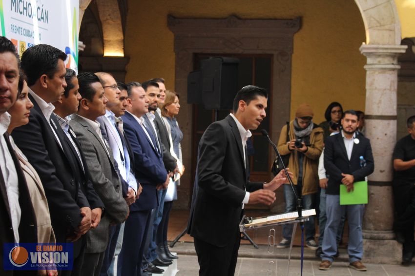 Con el Frente Legislativo se pretende escribir una nueva historia para Michoacán