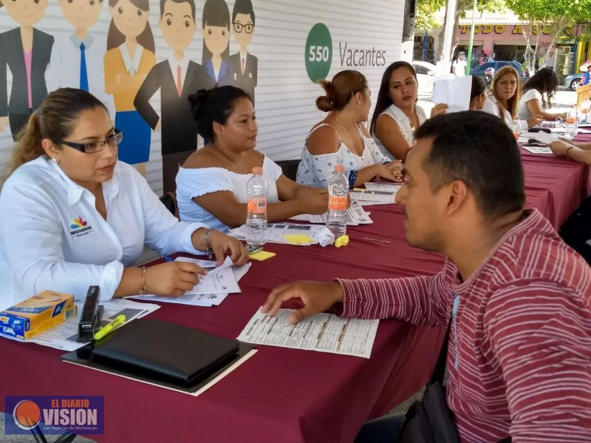Vincula Servicio Nacional de Empleo Michoacán a 369 mil buscadores