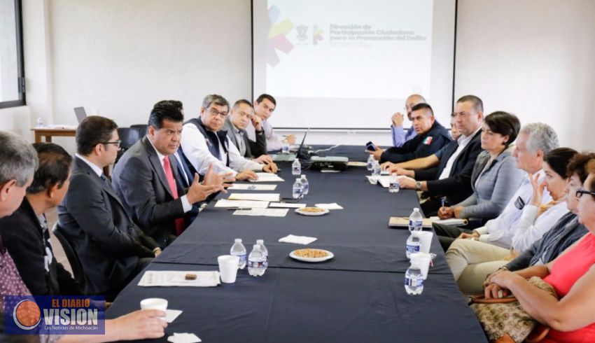 Presenta SSP esquema integral de prevención en zona sur de Morelia
