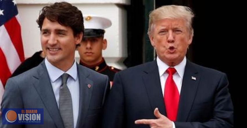 Trump dice que podría estudiar un acuerdo comercial con Canadá y sin México